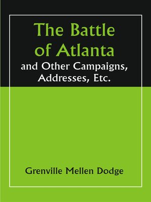 cover image of The Battle of Atlanta